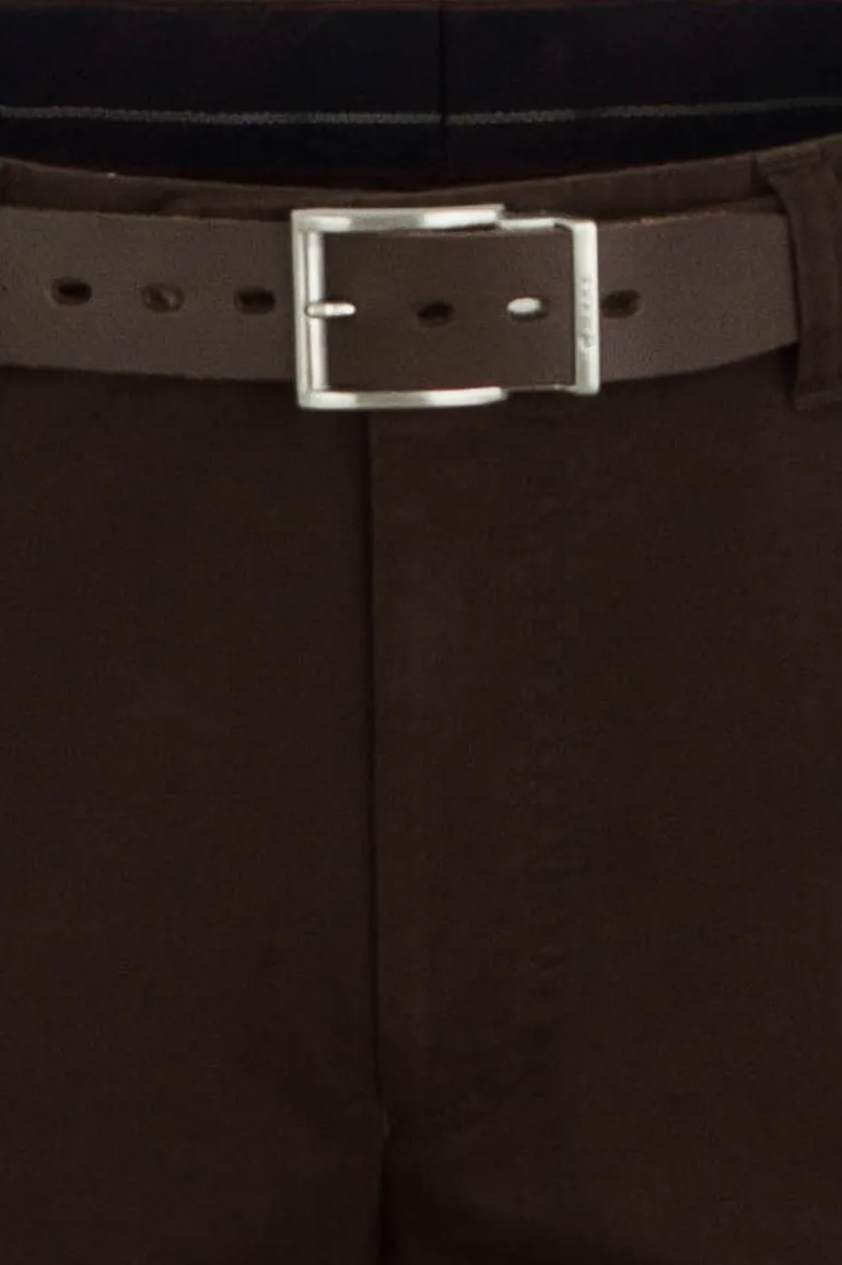 M.E.N.S. broek bruin winter katoen Madrid