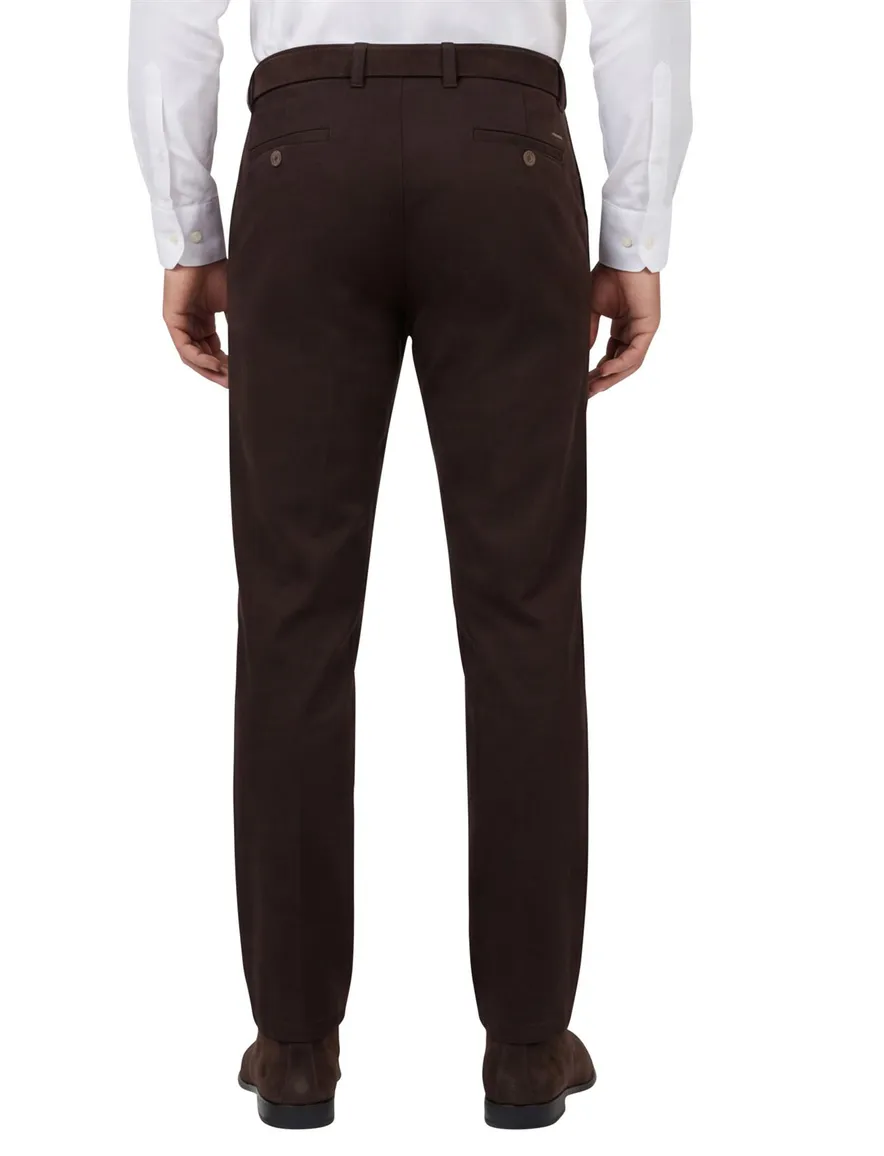 M.E.N.S. broek bruin winter katoen Madrid