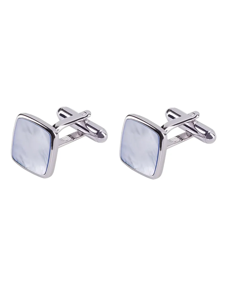 Profuomo manchetknopen blue Mother of Pearl
