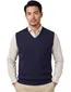 Maerz slipover navy merinowol v-hals