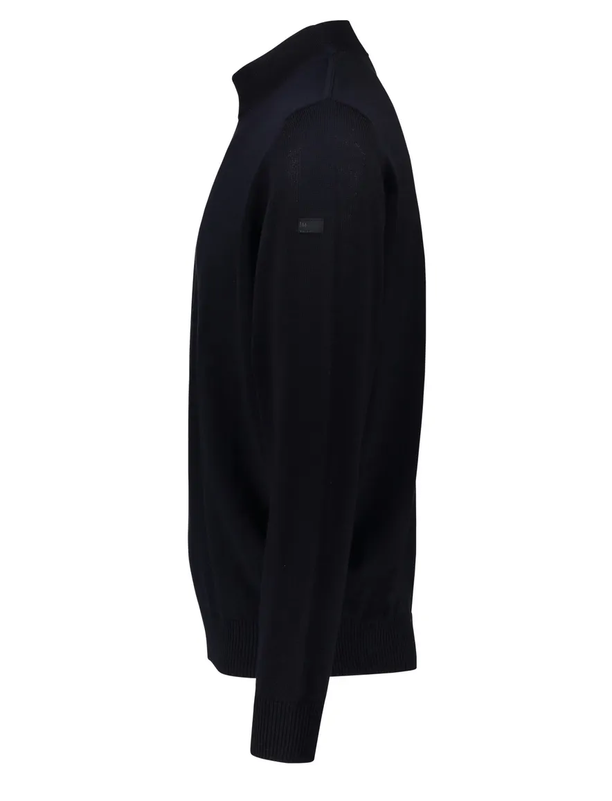 Maerz turtle neck navy merinowol