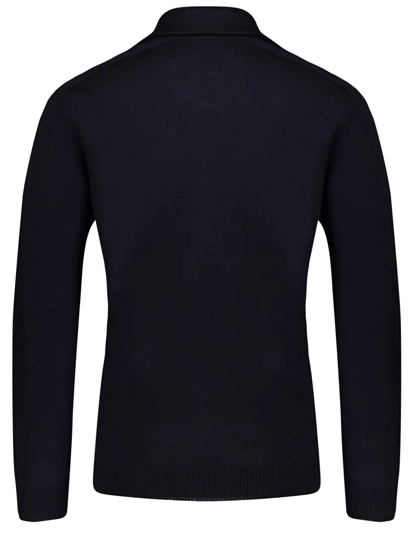 Maerz herenvest donkerblauw met rits
