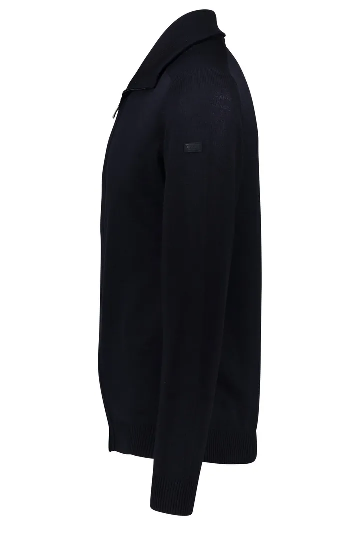 Maerz herenvest donkerblauw met rits