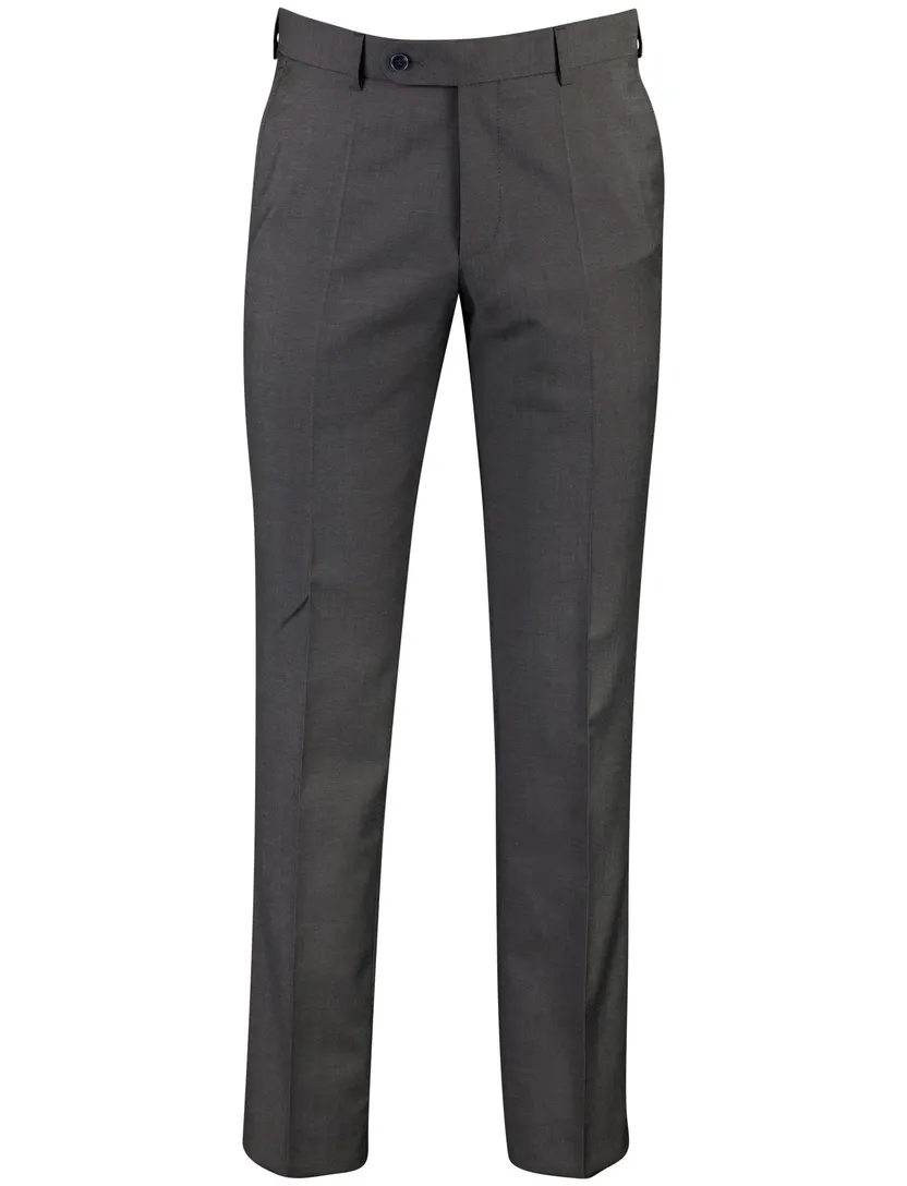 Broek Roy Robson scheerwol antraciet flatfront