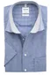 OLYMP comfort fit overhemd korte blauw motief