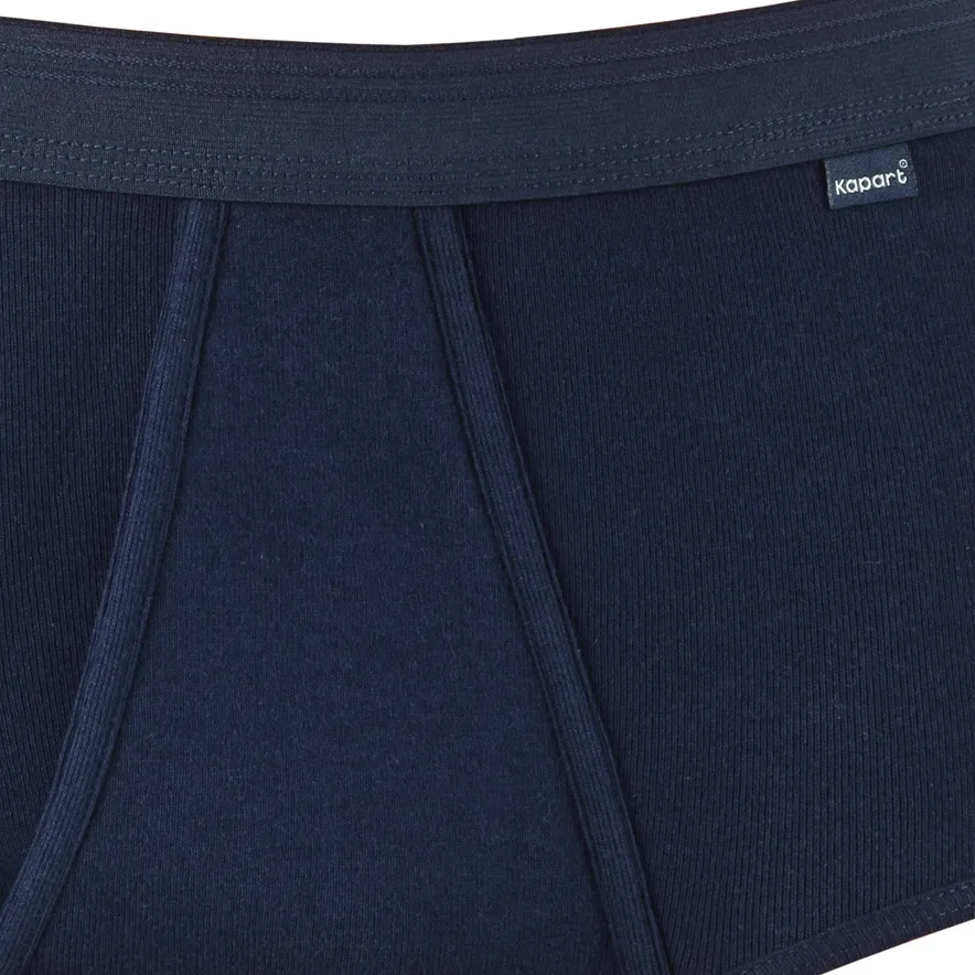 Kapart slip donkerblauw katoen
