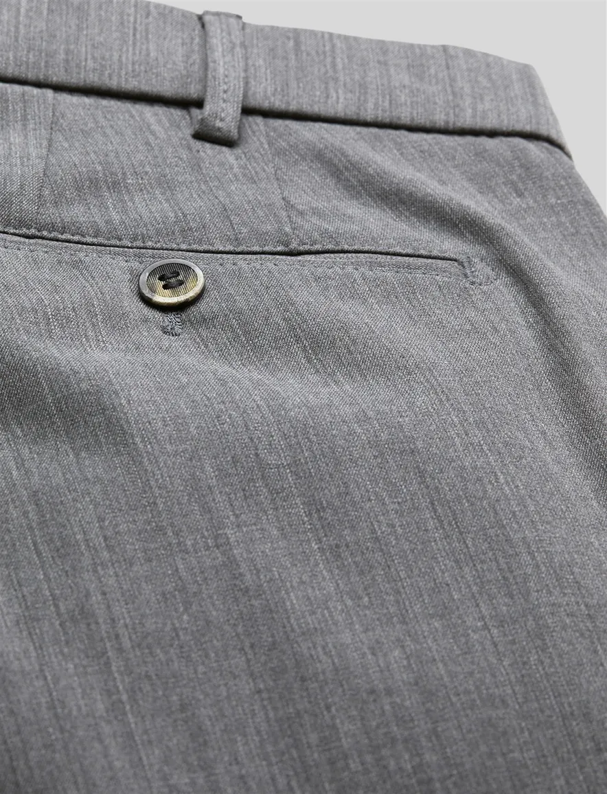 Meyer Pantalon wol grijs BONN Art. 9-2500-06