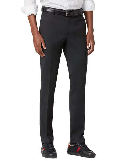 Meyer Meyer Bonn pantalon flatfront wol zwart