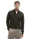 Barbour houthakker vest groen gestreept hale zip