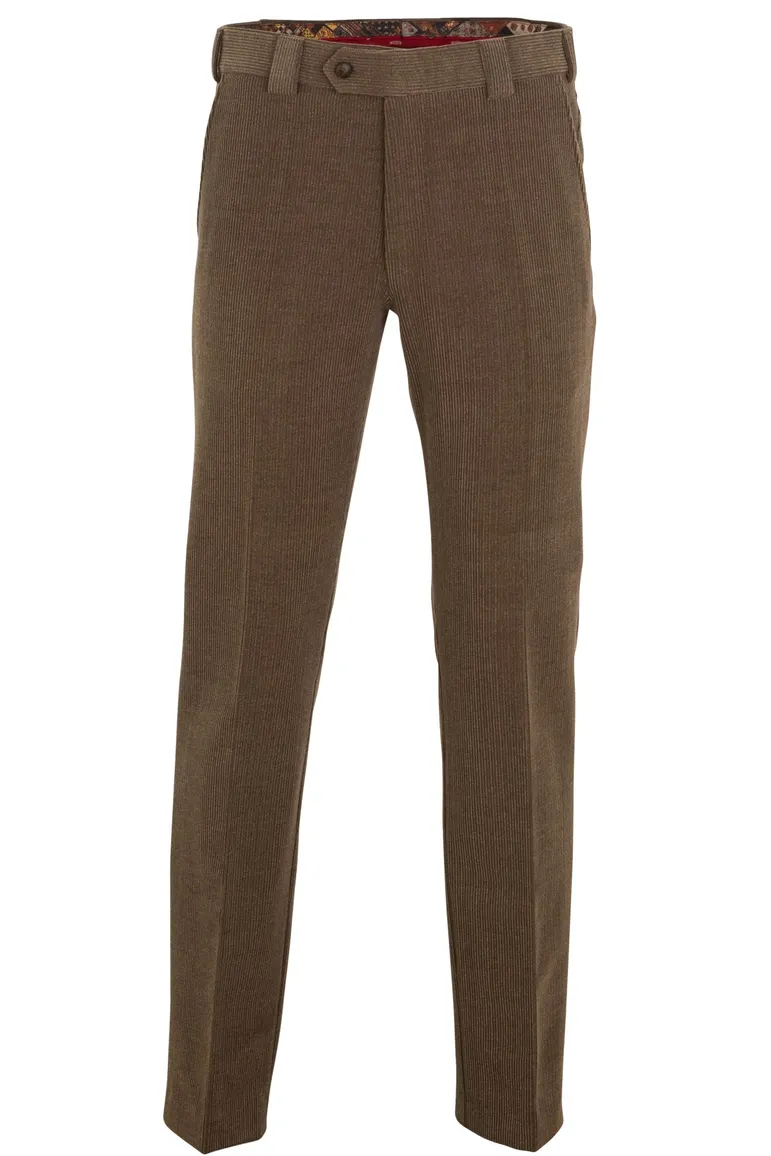 Meyer wolcord broek camel Roma