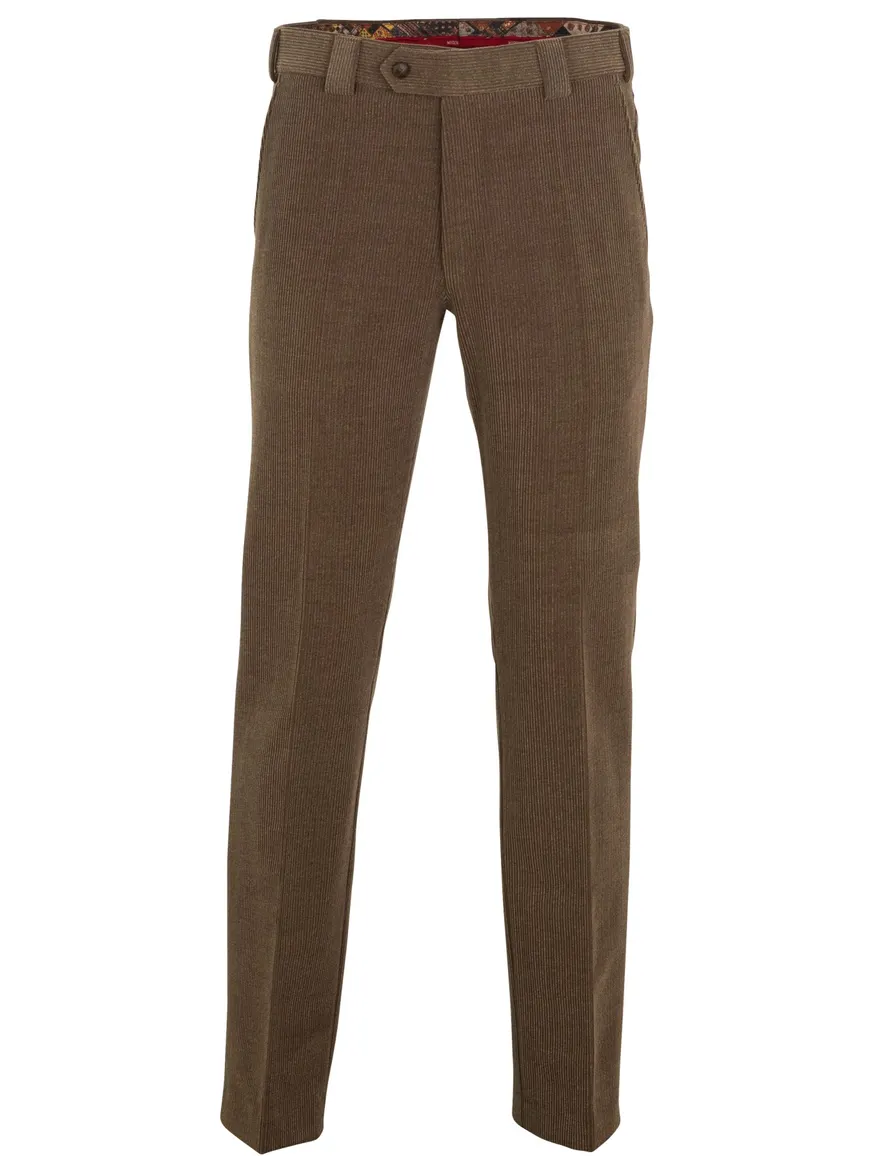 Meyer wolcord broek camel Roma