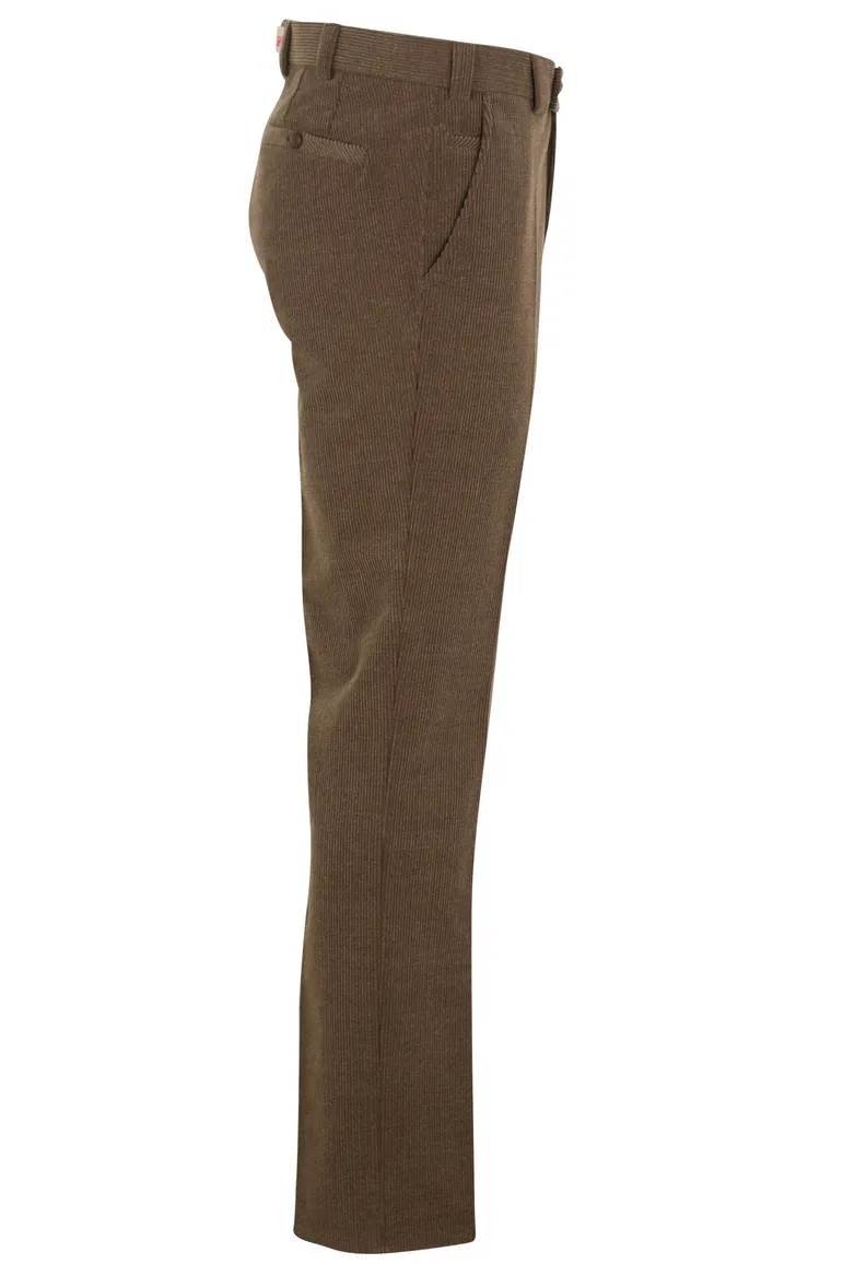 Meyer wolcord broek camel Roma