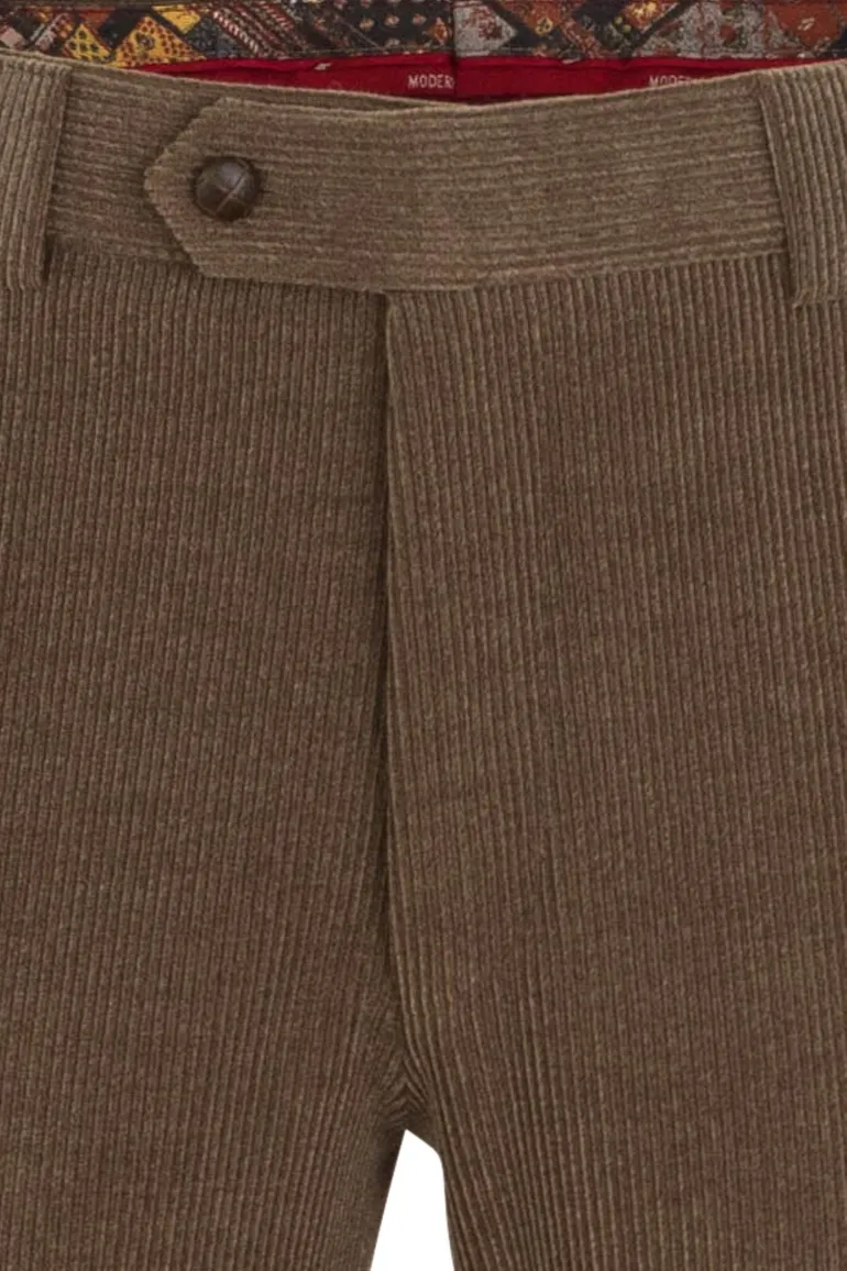 Meyer wolcord broek camel Roma