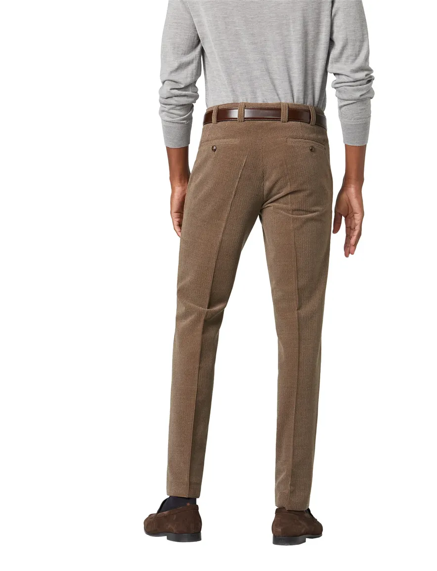 Meyer wolcord broek camel Roma