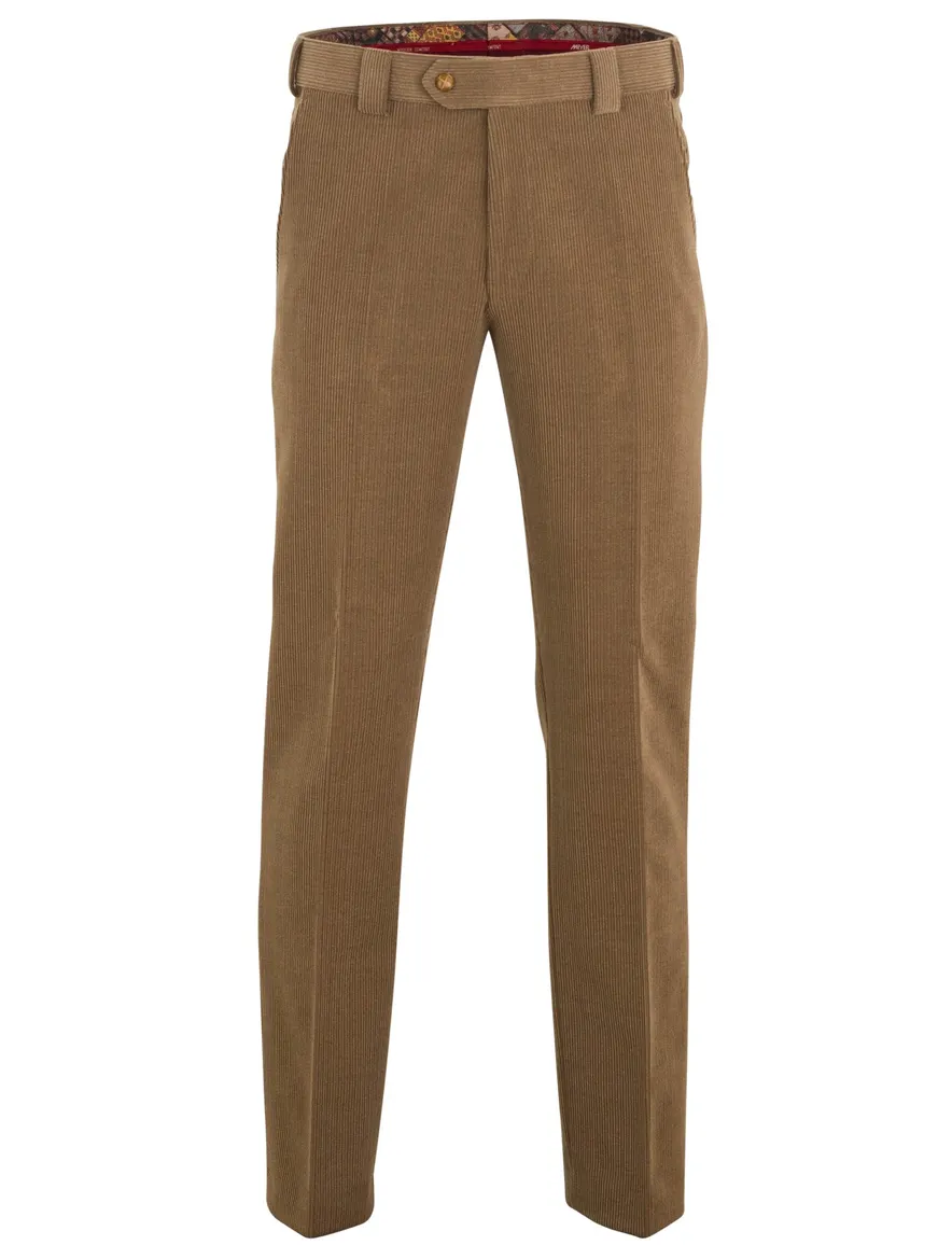 Meyer pantalon Roma beige wolcord
