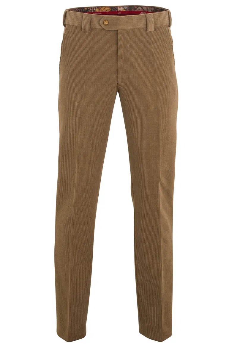 Meyer pantalon Roma bruin wolcord