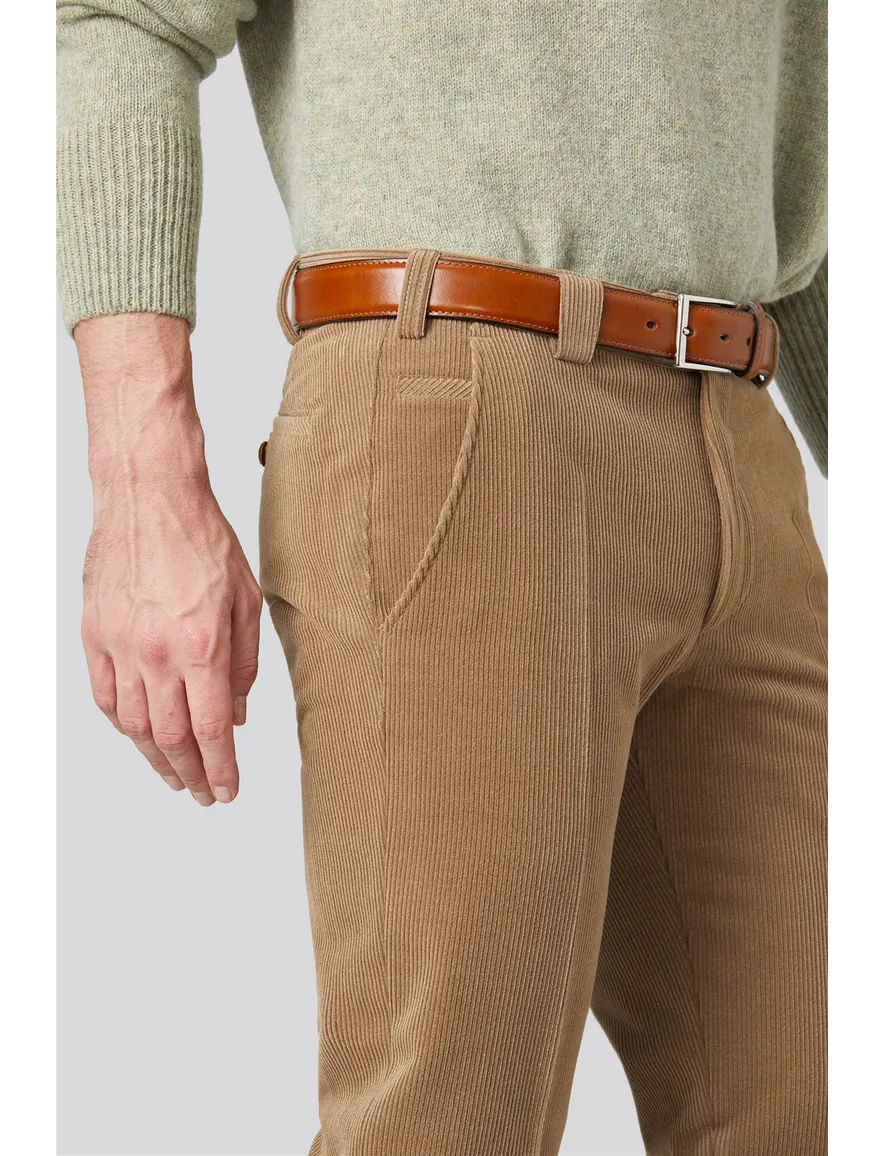 Meyer pantalon Roma beige wolcord