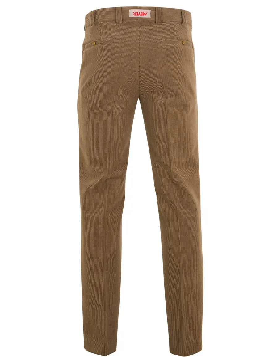 Meyer pantalon Roma beige wolcord