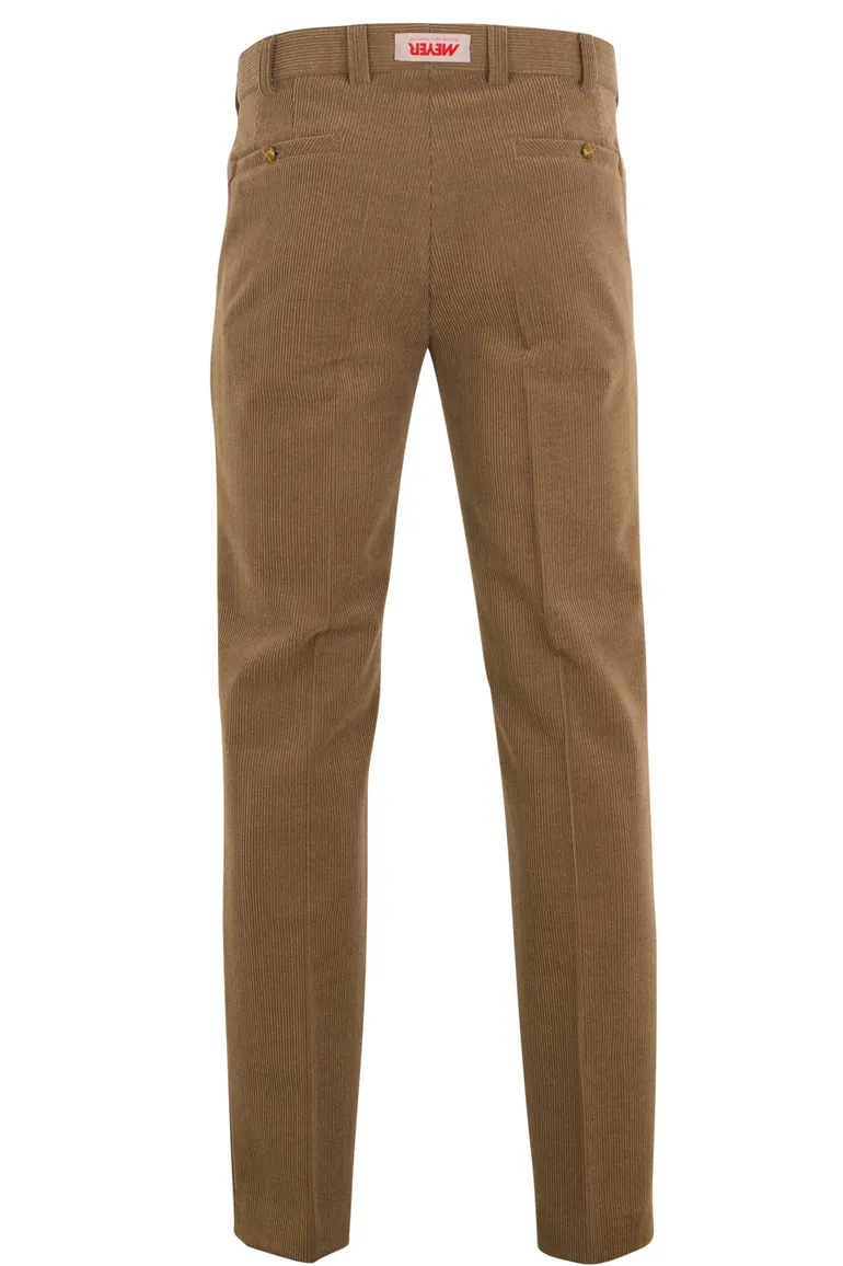 Meyer pantalon Roma bruin wolcord