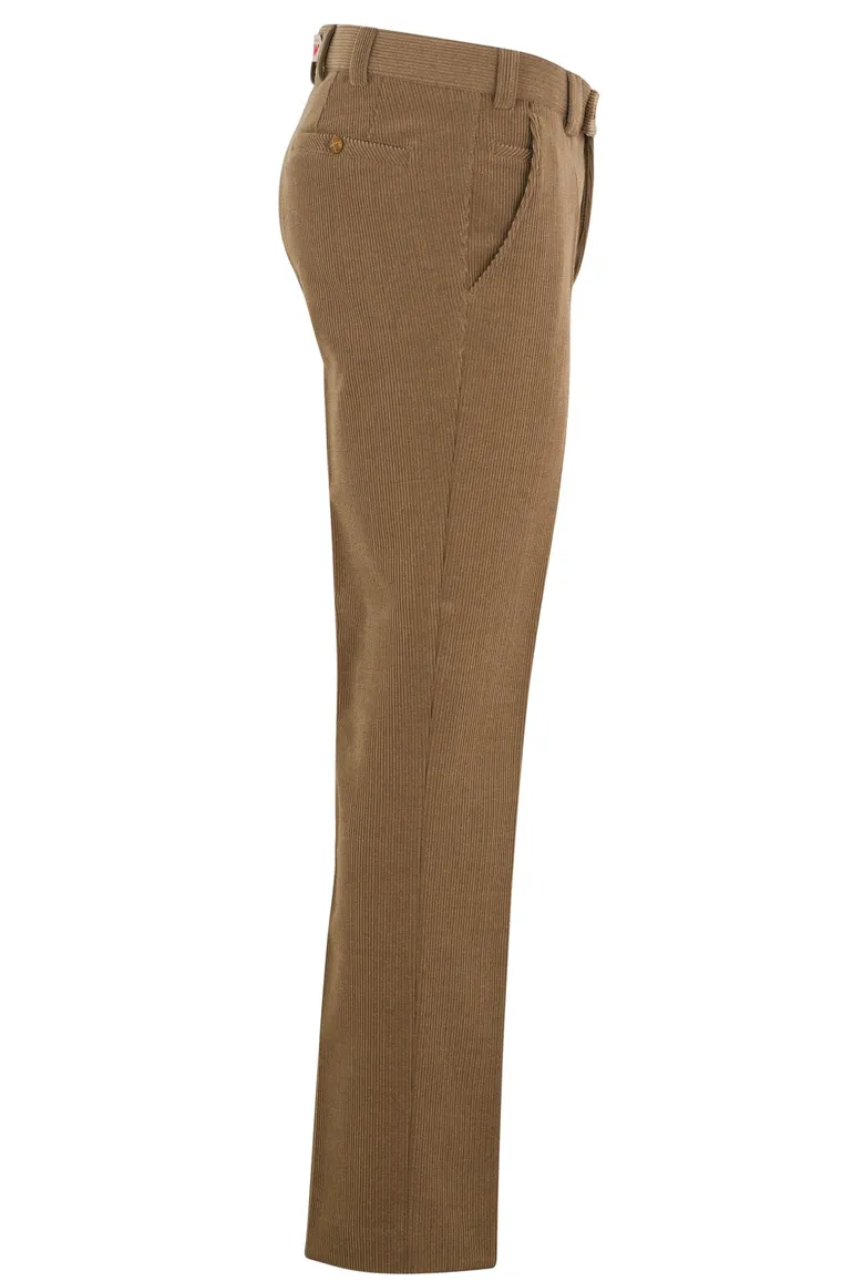 Meyer pantalon Roma bruin wolcord