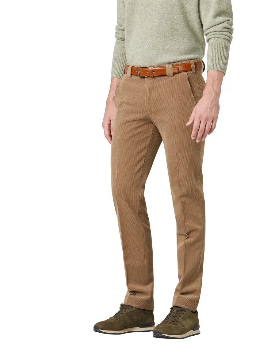 Meyer pantalon Roma beige wolcord