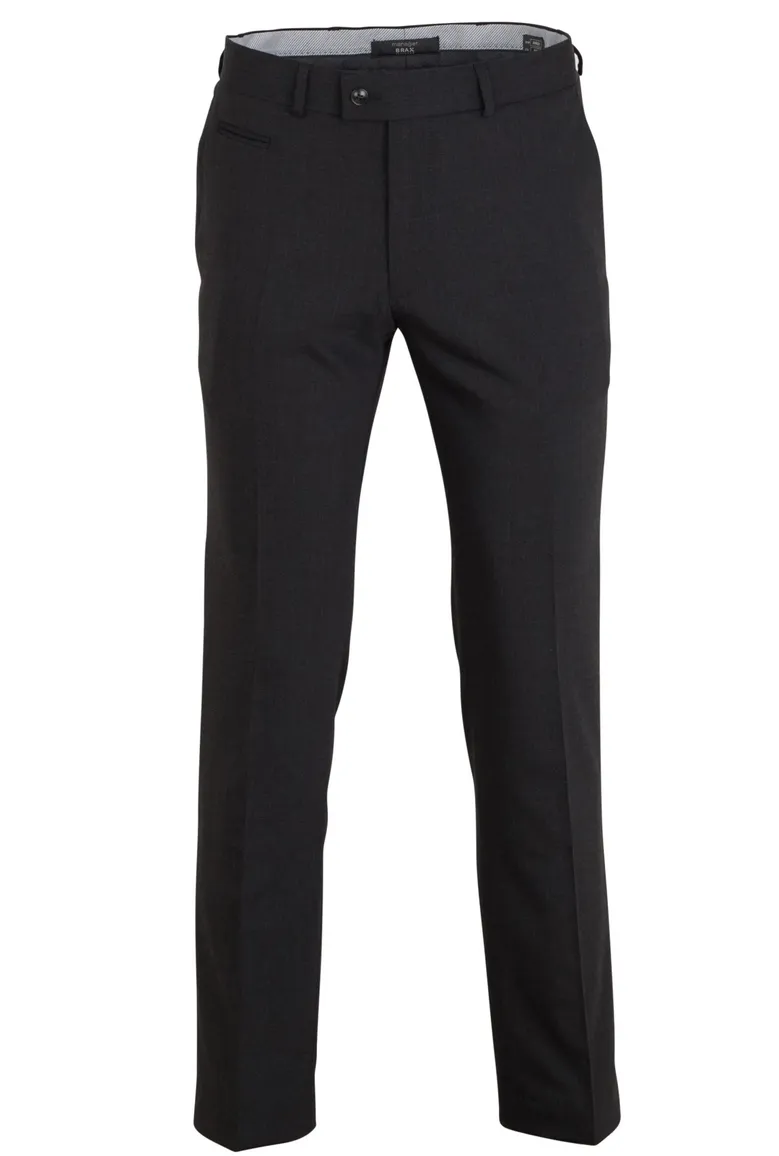 Pantalon Brax Enrico donkergrijs wol