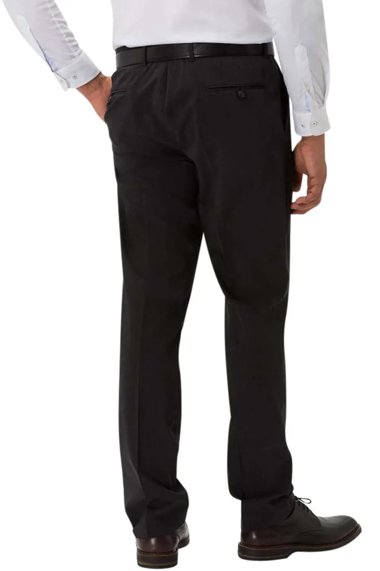 Pantalon Brax Enrico donkergrijs wol