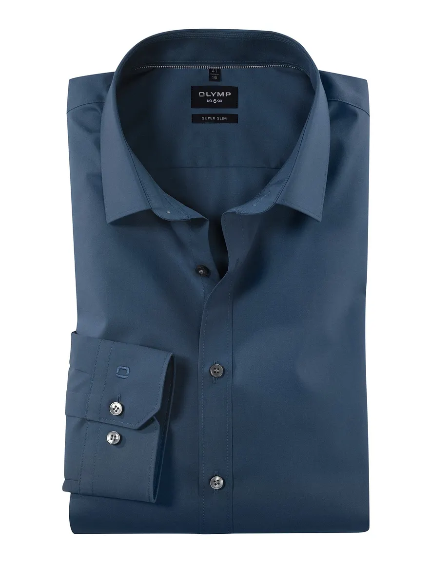 Olymp overhemd blauw Super Slim