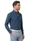 Olymp overhemd blauw Super Slim semi-wide spread boord