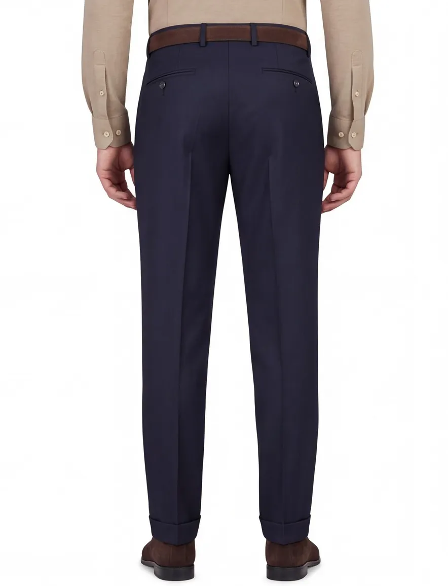 Hiltl pantalon Milano-U wol navy