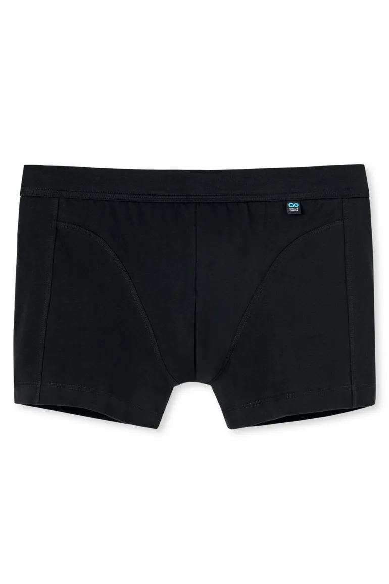 boxershort Schiesser Long Life Cotton effen zwart