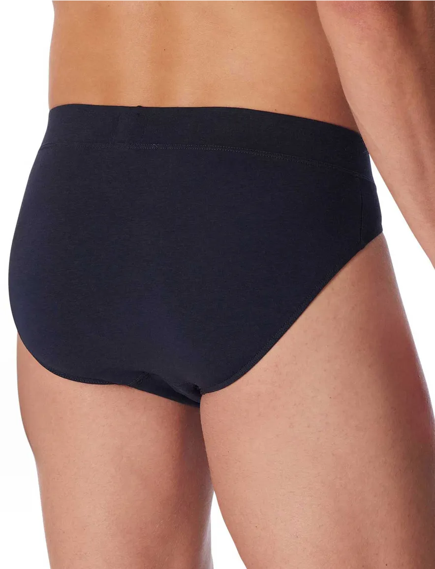 5=4 Schiesser slip donkerblauw Long Life Soft