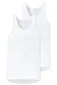 5=4 Schiesser Original classics singlet Feinripp wit 2-pack