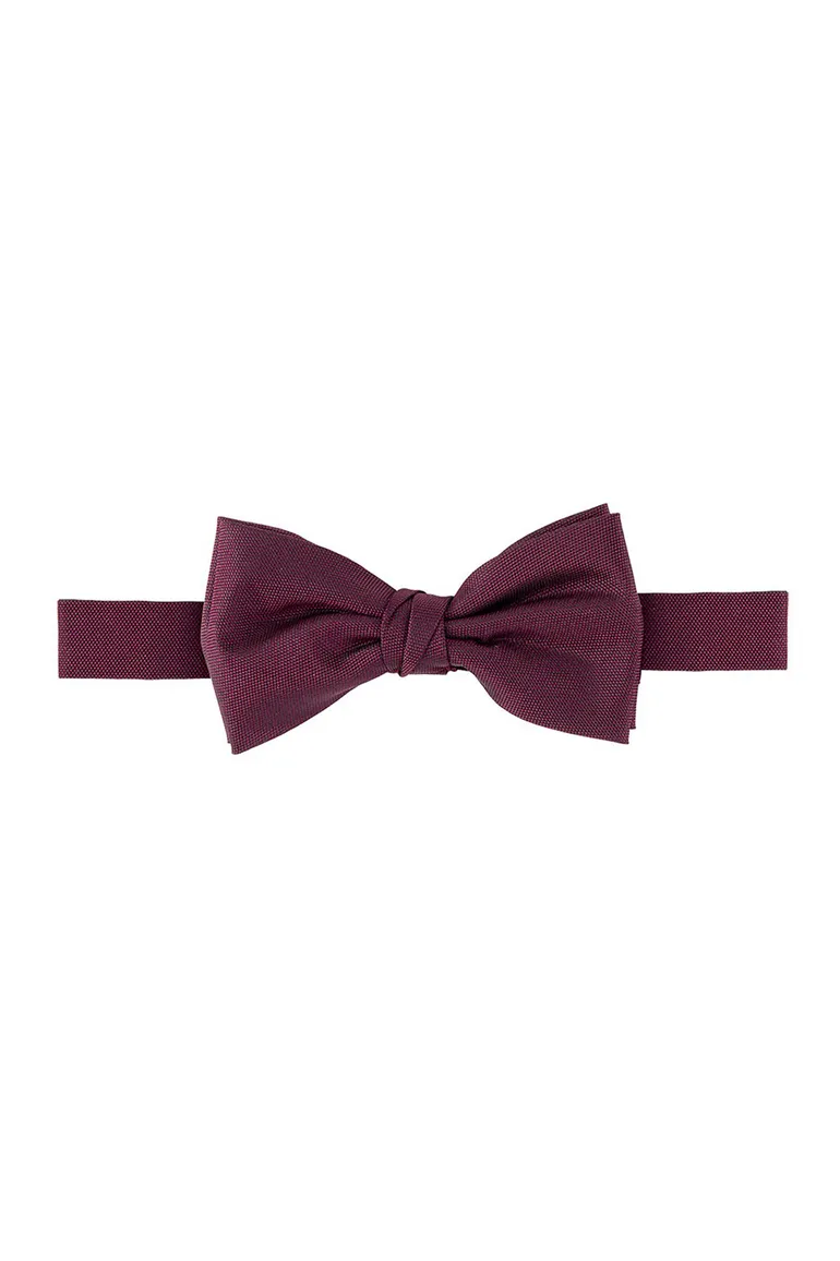 Profuomo bordeaux zijden strik oxford