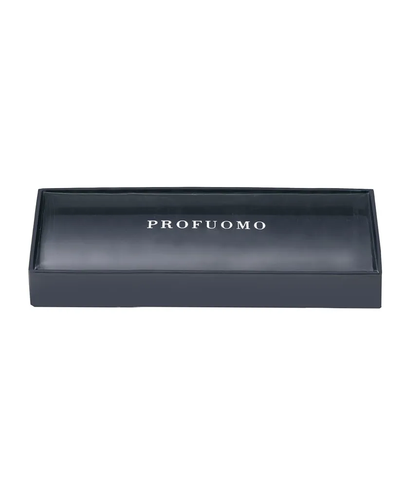 Profuomo strik zwart zelfstrikker