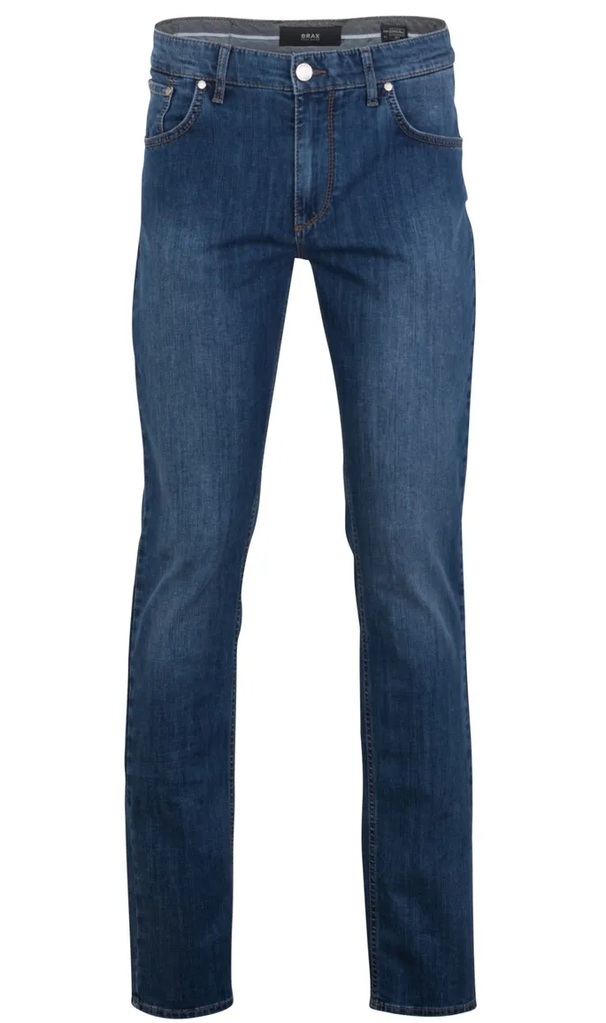 Brax spijkerbroek Chuck pure blauw 5-pocket