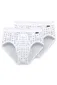 5=4 Schiesser Essentials slip wit motief 2-pack katoen