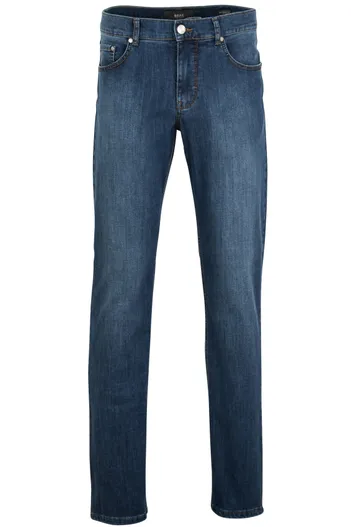 Brax pantalon Brax blauw denim, katoen Cooper