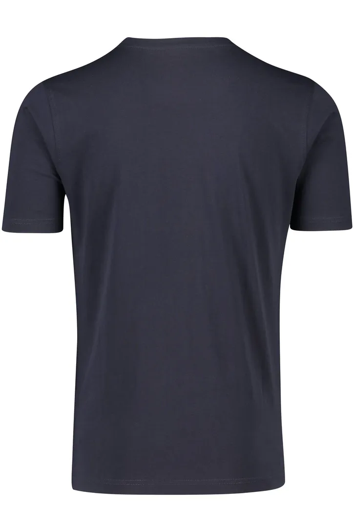 katoenen Casa Moda t-shirt effen donkerblauw