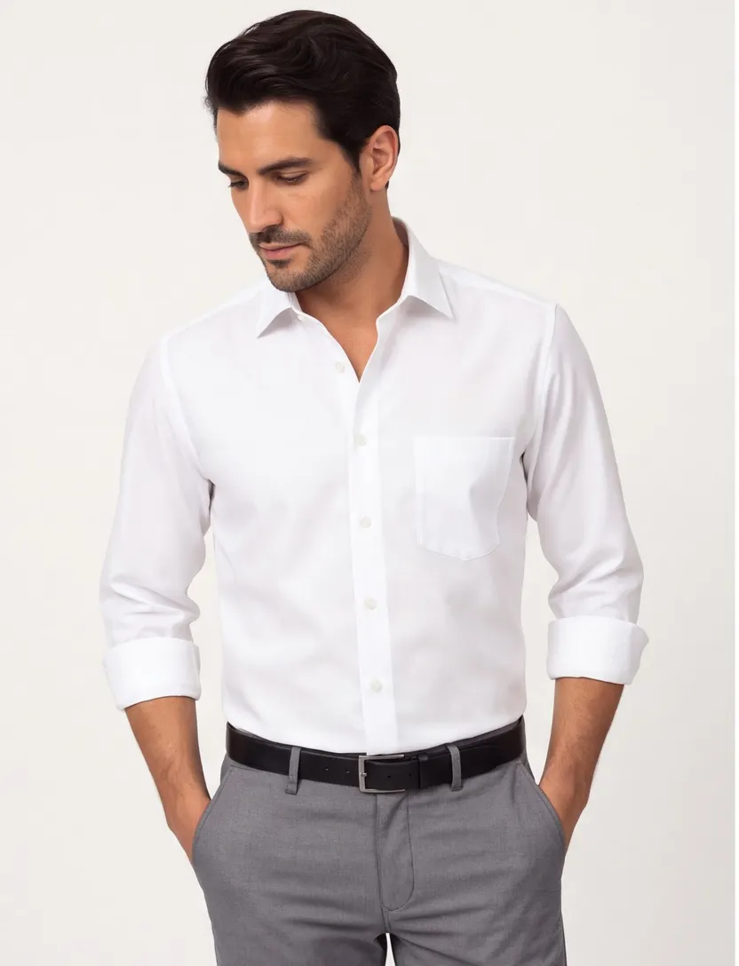 Casa Moda modern fit overhemd wit