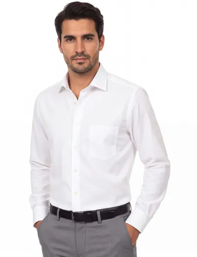 Casa Moda Casa Moda modern fit overhemd wit
