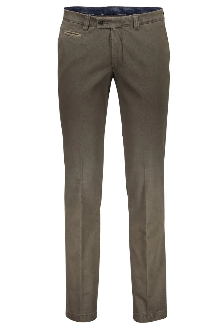Portofino broek groen slim fit