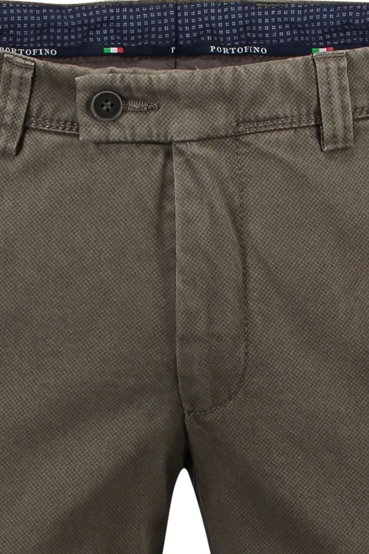 Portofino broek groen slim fit