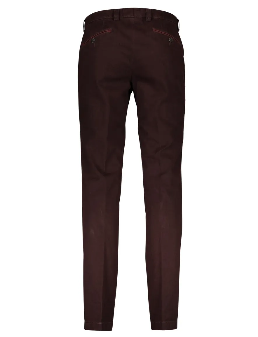 Portofino broek slim fit bordeaux