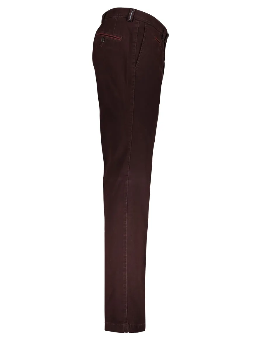Portofino broek slim fit bordeaux
