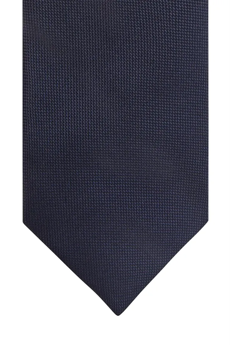 Stropdas Profuomo donkerblauw structuur