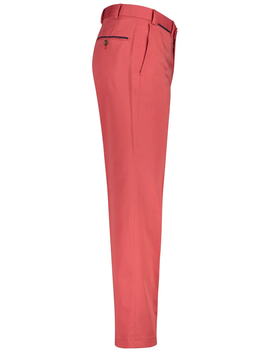 Hiltl chino Peaker-S roodroze contemporary fit