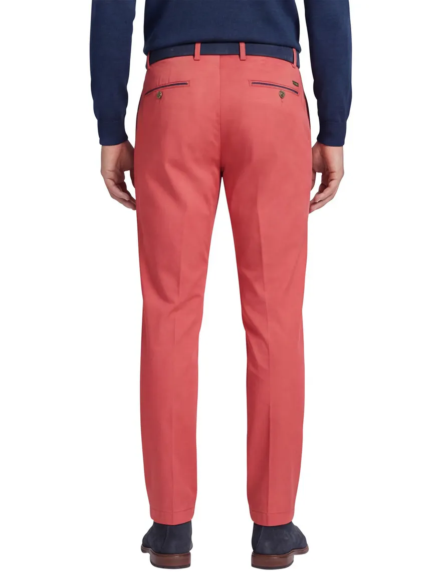 Hiltl chino Peaker-S roodroze contemporary fit