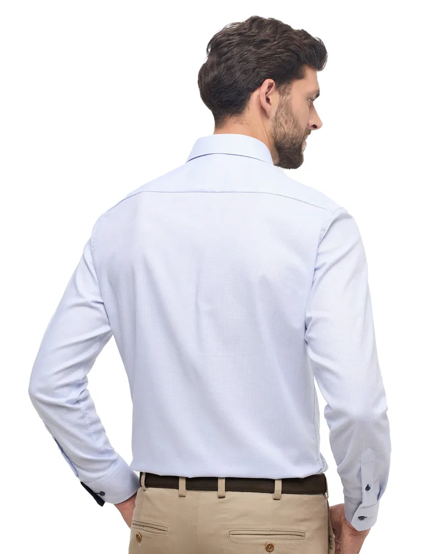 business overhemd Eterna Modern Fit lichtblauw