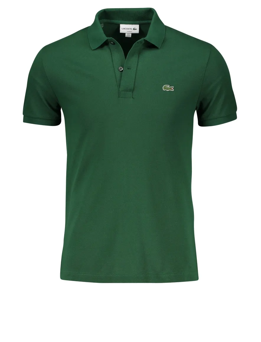 Donkergroene polo Lacoste Slim Fit